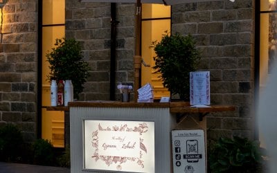 Personalised screen to match the theme of your event