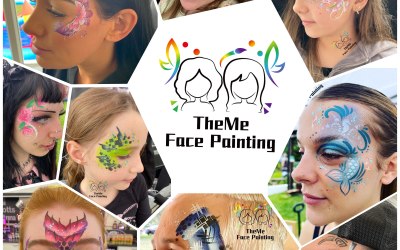 Some adult or gravity face paint design for selections 