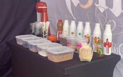 Milkshake station