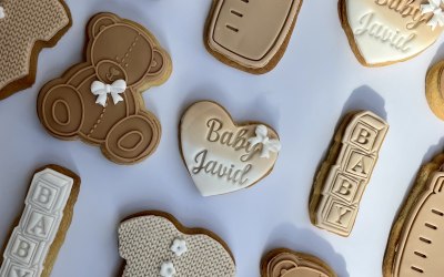 Personalised Baby Shower Biscuits 