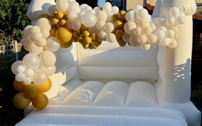 Cloud Castle with  balloon garland