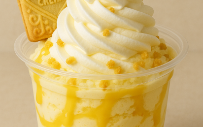 Custard cream sundae 