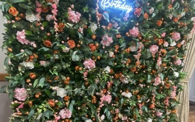 Tropical Flower Wall