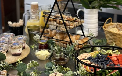 Deluxe wedding breakfast 