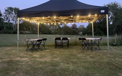 Tents, Tables, Chairs & Lighting 