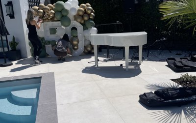 50th Birthday Party Set Up - Brighton 