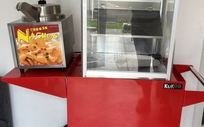 Nacho Cart and Cheese Sauce Dispenser