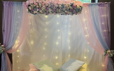 Pastel Mehndi Stage