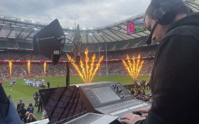 Audio Control at Twickenham Stadium