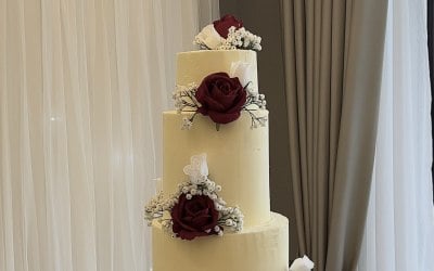 Simple Wedding Cake