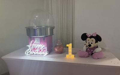 Minnie Mouse Cotton Candy Stand
