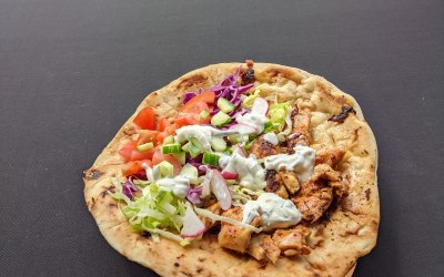 Chicken flatbread