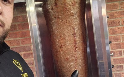 Our famous Lamb doner kebab.