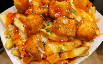 Haloumi loaded fries  