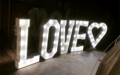 4ft LOVE Letters - LED Cabachon Lights