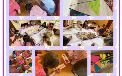 Textiles (bag decorating/denim jacket decorating) Party