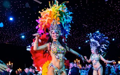 Brazilian Carnival Samba Dancers