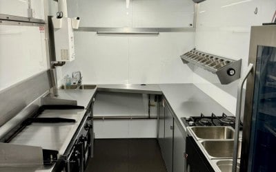 Inside our food truck