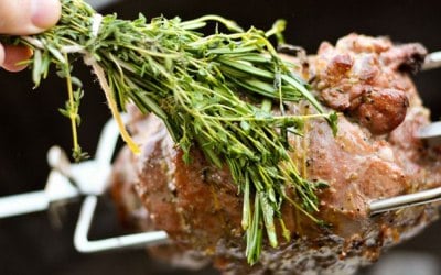 Slow Roasted Lamb Legs