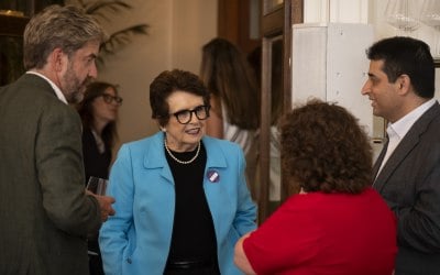 Billie Jean King for Barclays