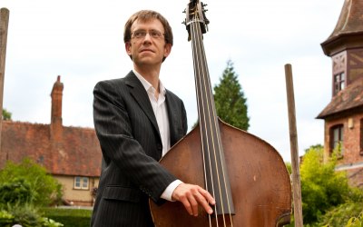 Our bass player at Waddesdon