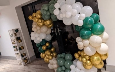 Bride Balloon Arch