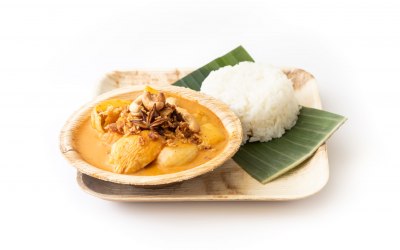 Massaman curry with jasmine rice 