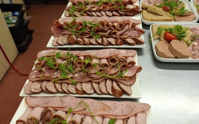 Wedding buffet.