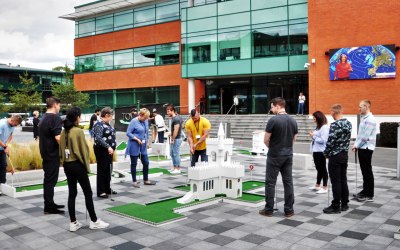 Mobile Crazy Golf Corporate Events Tower Business Park