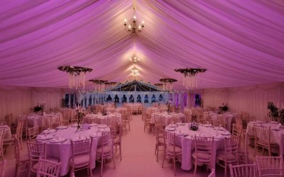 Wedding Marquee setup