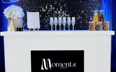 Moments Mobile Bar with customisable screen