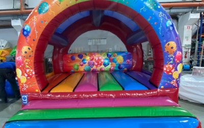 Colour bouncy castle hire