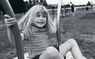 Child Portraits - Play park shoot. Digital