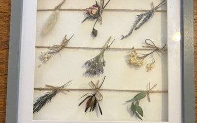 Dried Flower box frame
