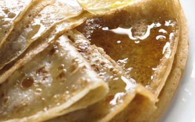 Pancakes with Maple Syrup