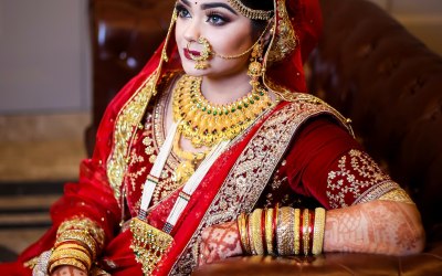 Beautiful Indian bride captured