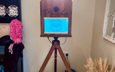 Indoor photobooth at Farbridge