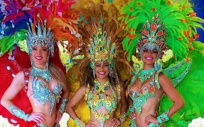 Brazilian Carnival Samba Dancers