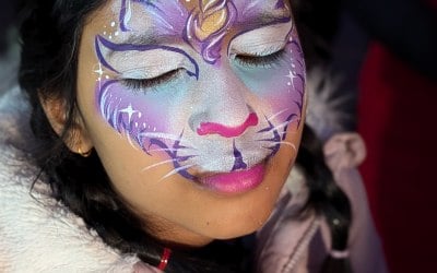 Providing the best Face Painting in Cambridgeshire, Norfolk, and Suffolk.