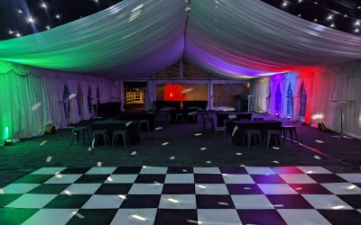Nightclub marquee hire