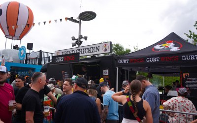 Queue at WingFest