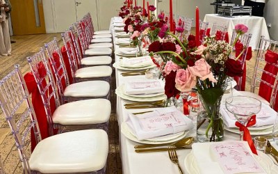 Simple table decor 