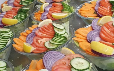 Table salad for wedding