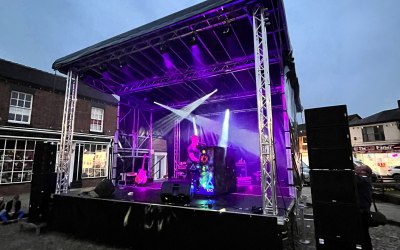 Stage Trailer and Lighting Hire