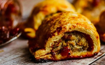 Leek & Cheddar Sausage Roll