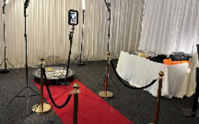 Wedding Set-up- 360 Camera Booth- 360 KamRA Booth