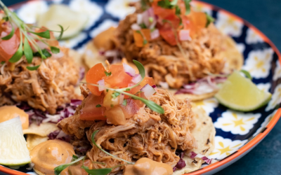 Chicken tinga tacos 