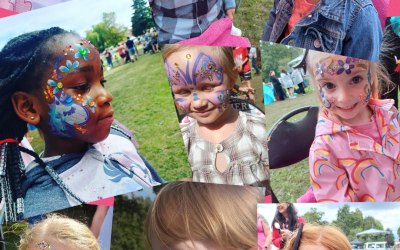 Glitterbugz Childrens festival and traditional facepaint 
