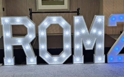 4Ft light up letters & Numbers