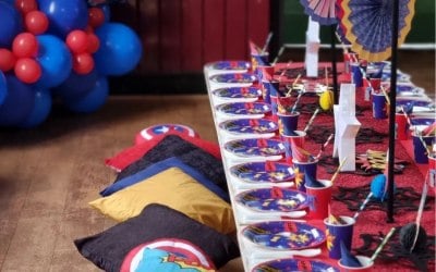 Superhero Theme Birthday Picnic